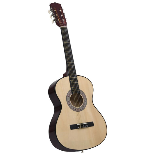 Klassische Gitarre für Anfänger 4/4 39" Lindenholz