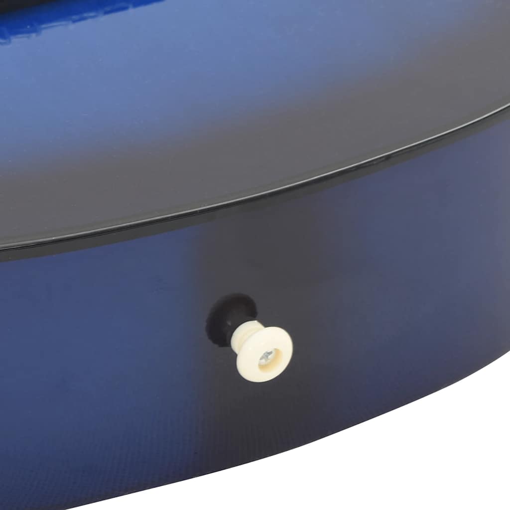 Chitarra classica per principianti e bambini, blu, misura 1/2, 34"