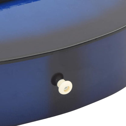 Chitarra classica per principianti e bambini, blu, misura 1/2, 34"