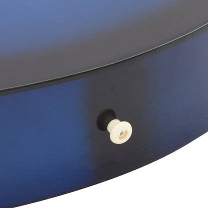 12-tlg. Western Gitarren-Set mit Equalizer und 6 Saiten Blau