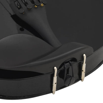 Violine Komplettset mit Bogen und Kinnhalter Helles Holz 4/4