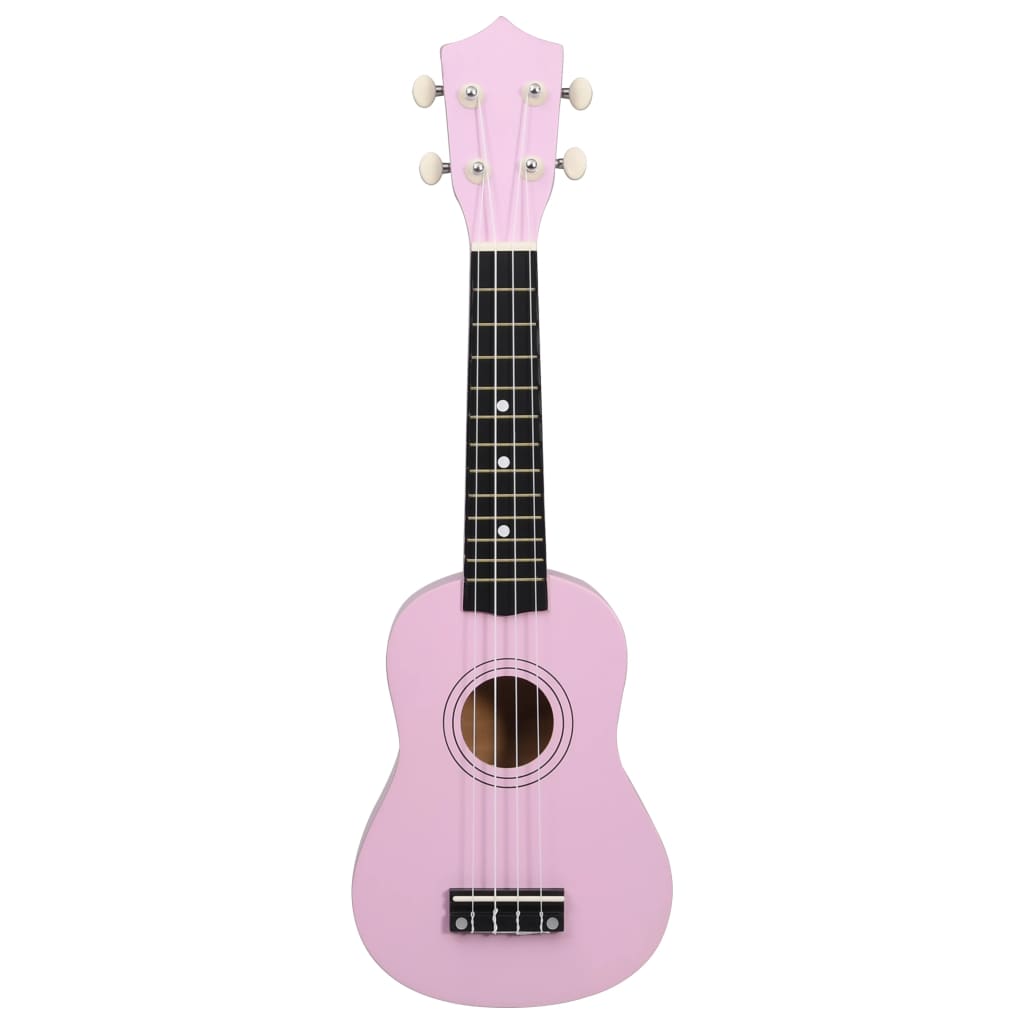 Sopran-Ukulele-Set mit Tasche für Kinder Rosa 21"