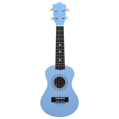 Sopran-Ukulele-Set mit Tasche für Kinder Babyblau 21"