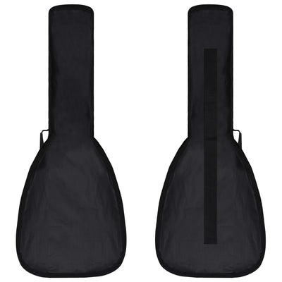 Sopran-Ukulele-Set mit Tasche für Kinder Schwarz 23"