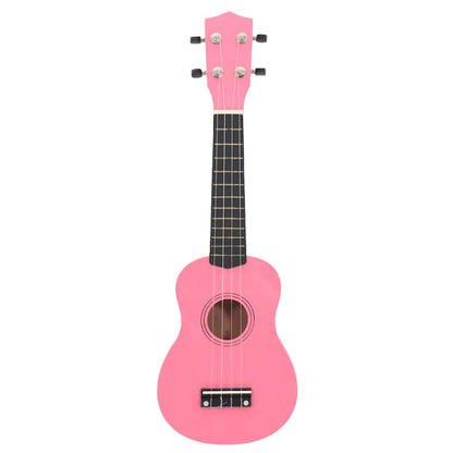 Sopran-Ukulele-Set mit Tasche für Kinder Rosa 23"