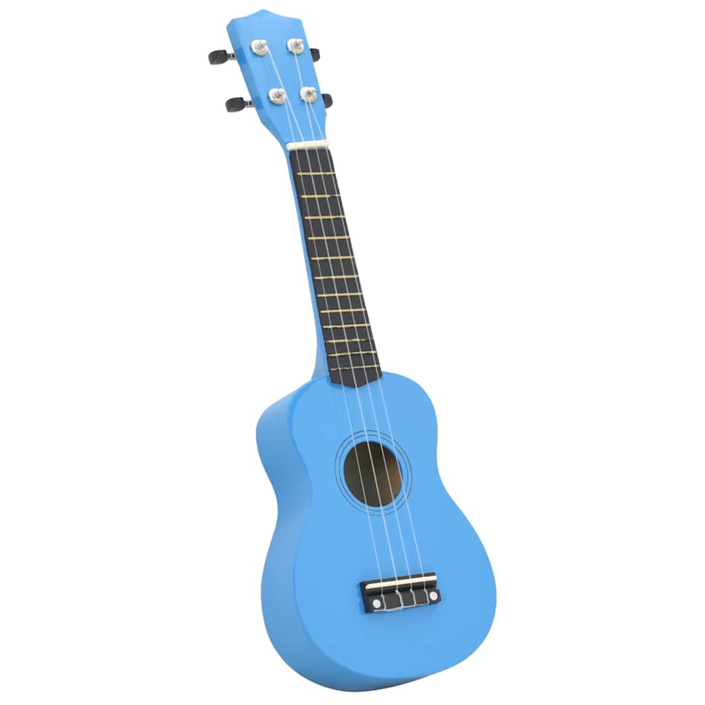 Sopran-Ukulele-Set mit Tasche für Kinder Babyblau 23"