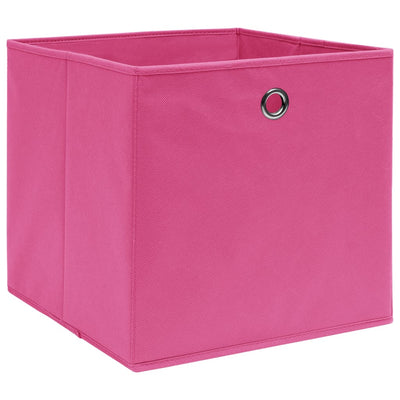 Aufbewahrungsboxen 4 Stk. Rosa 32x32x32 cm Stoff