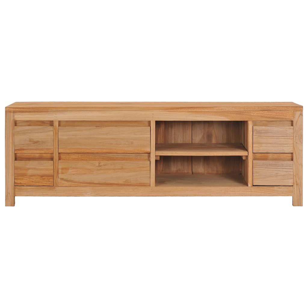 TV-Schrank 120x30x40 cm Massivholz Teak