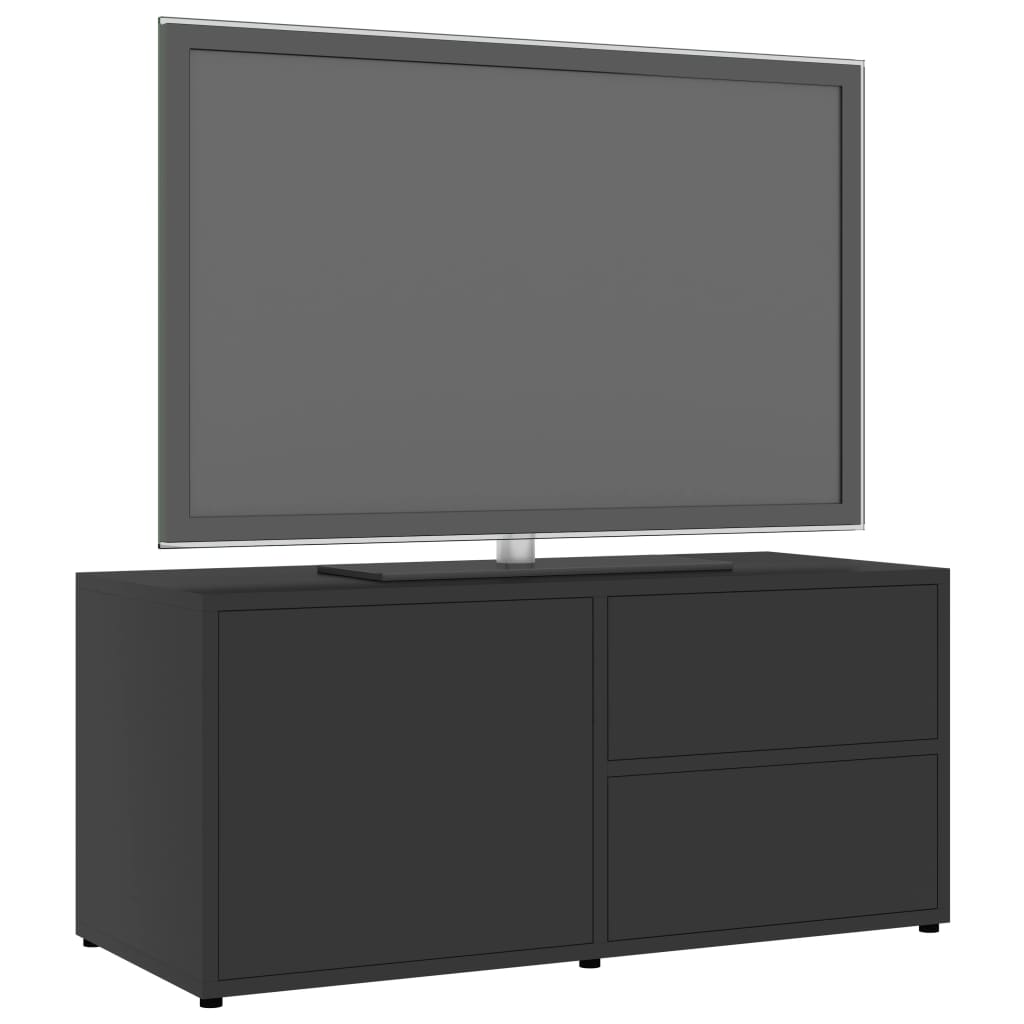 TV-Schrank Grau 80x34x36 cm Holzwerkstoff