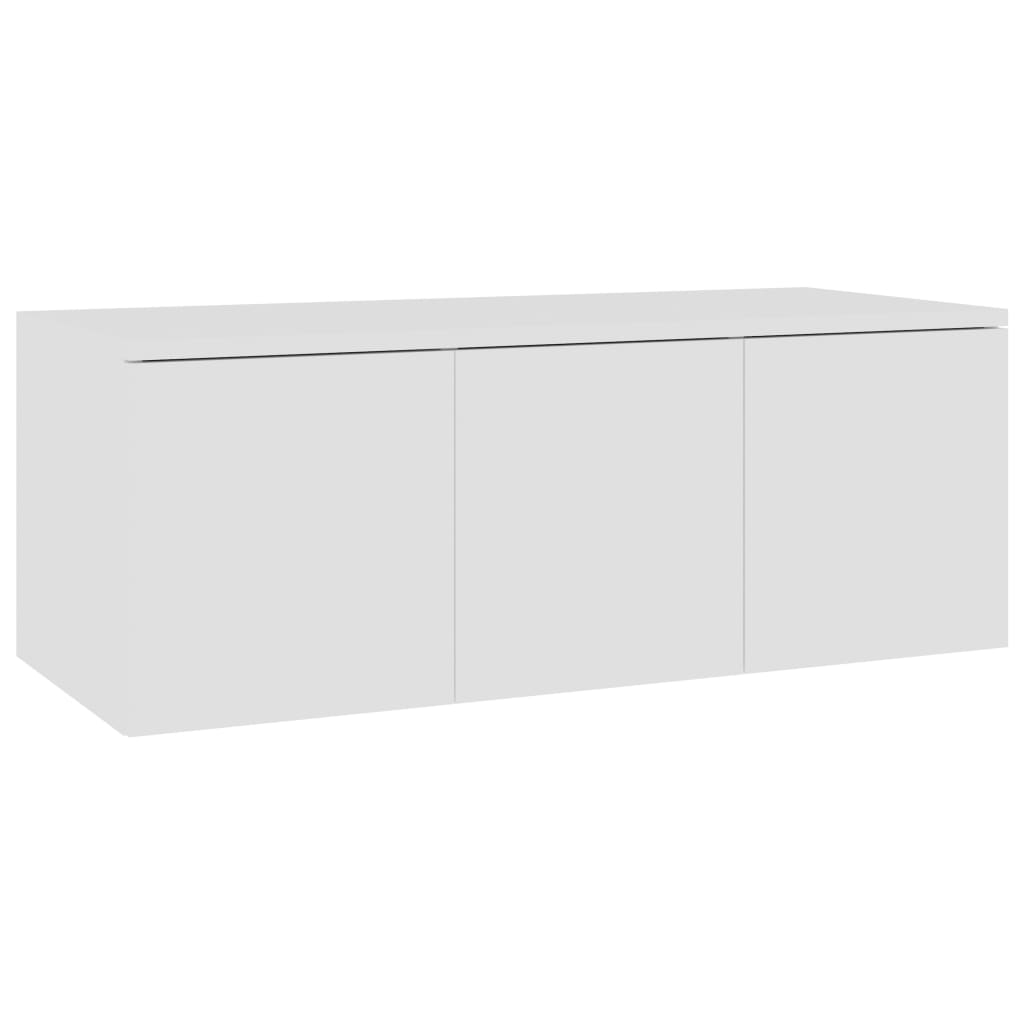 TV-Schrank Weiß 80x34x30 cm Holzwerkstoff