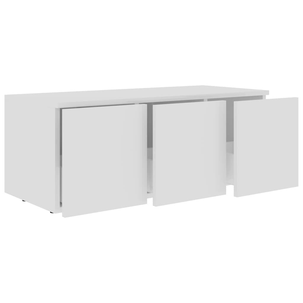 TV-Schrank Weiß 80x34x30 cm Holzwerkstoff