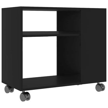 Beistelltisch Schwarz 70x35x55 cm Holzwerkstoff