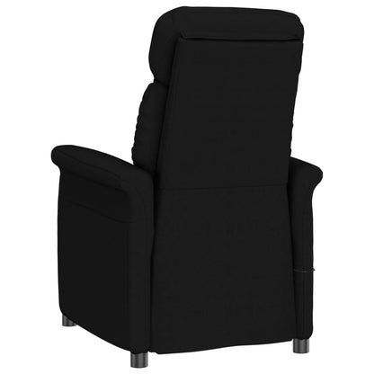 Massagesessel Schwarz Wildleder-Optik