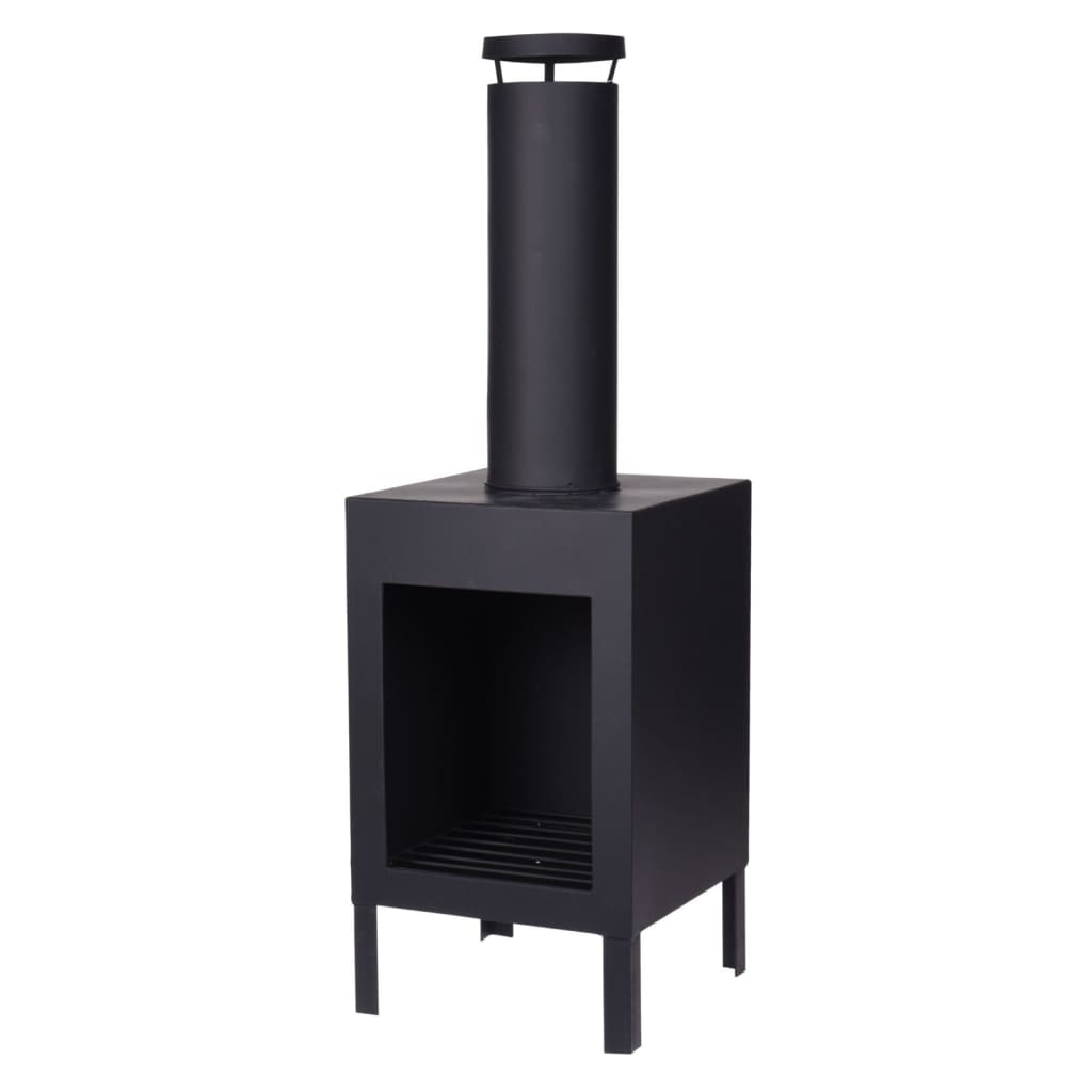 Outdoor-Kamin 100 cm Schwarz