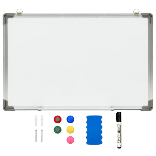 Magnetisches Whiteboard Weiß 50 x 35 cm Stahl