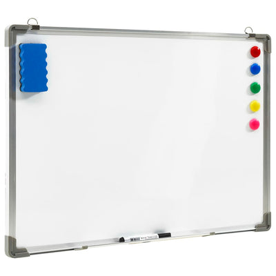 Magnetisches Whiteboard Weiß 70 x 50 cm Stahl