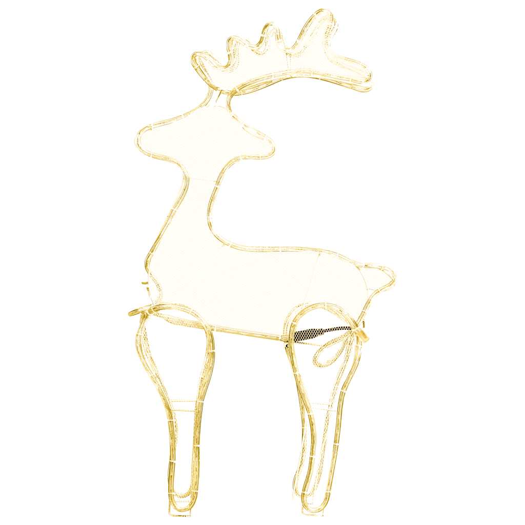 Rentier Weihnachtsdekoration mit Mesh 306 LEDs 60x24x89 cm