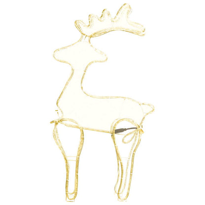 Rentier Weihnachtsdekoration mit Mesh 306 LEDs 60x24x89 cm