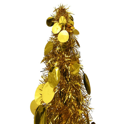 Künstlicher Pop-Up-Weihnachtsbaum Golden 120 cm PET