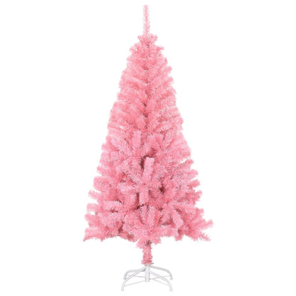 Künstlicher Weihnachtsbaum mit Ständer Rosa 150 cm PVC