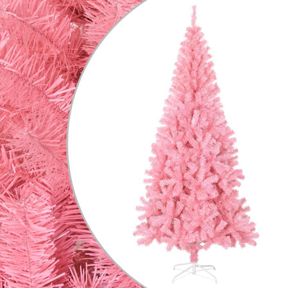 Künstlicher Weihnachtsbaum mit Ständer Rosa 180 cm PVC