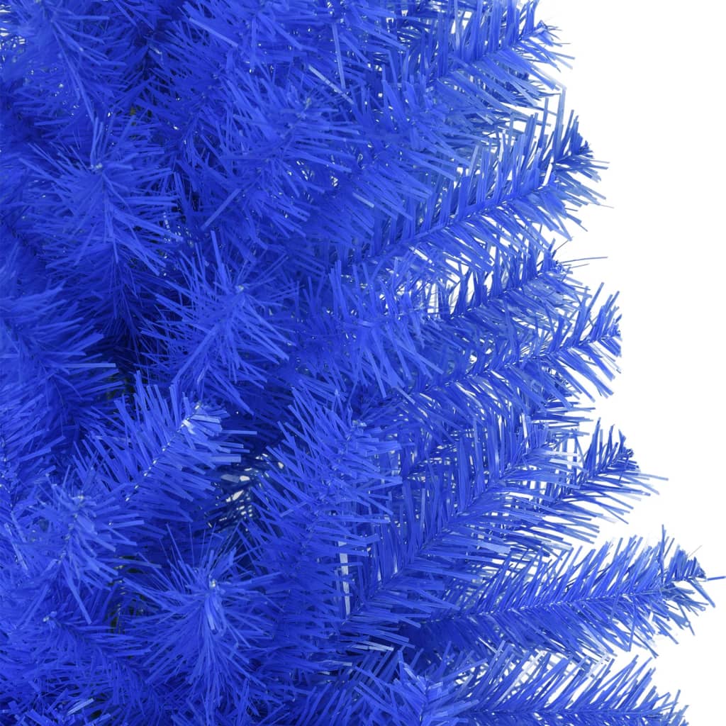 Künstlicher Weihnachtsbaum mit Ständer Blau 180 cm PVC