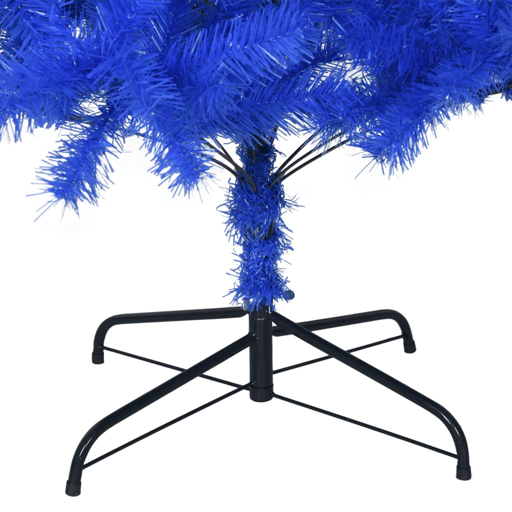 Künstlicher Weihnachtsbaum mit Ständer Blau 180 cm PVC