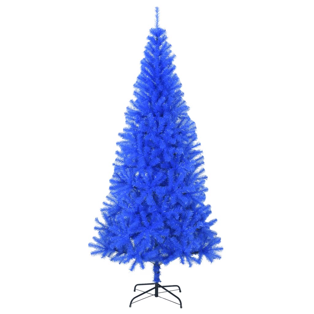 Künstlicher Weihnachtsbaum mit Ständer Blau 210 cm PVC