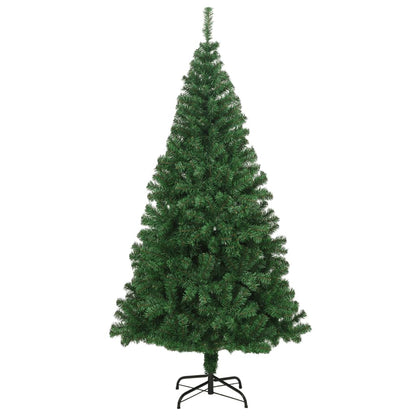 Künstlicher Weihnachtsbaum mit Dicken Zweigen Grün 180 cm PVC