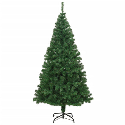 Künstlicher Weihnachtsbaum mit Dicken Zweigen Grün 210 cm PVC