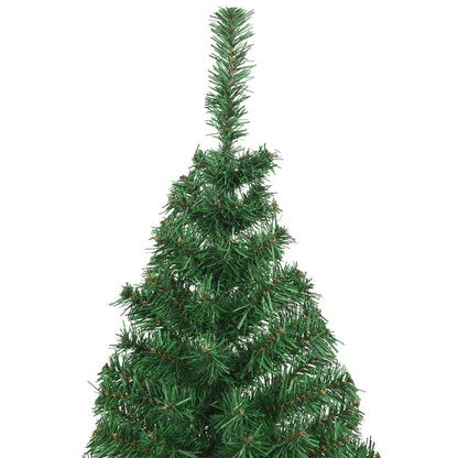 Künstlicher Weihnachtsbaum mit Dicken Zweigen Grün 210 cm PVC