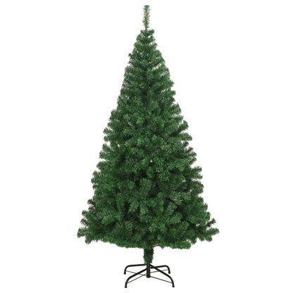 Künstlicher Weihnachtsbaum mit Dicken Zweigen Grün 240 cm PVC