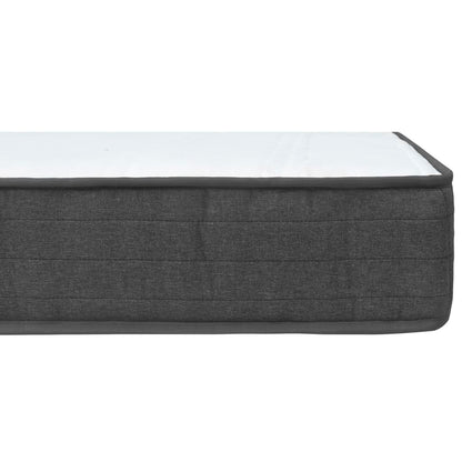 Boxspringbett Dunkelgrau Stoff 140x200 cm