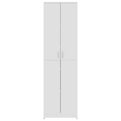 Garderobenschrank Weiß 55x25x189 cm Holzwerkstoff