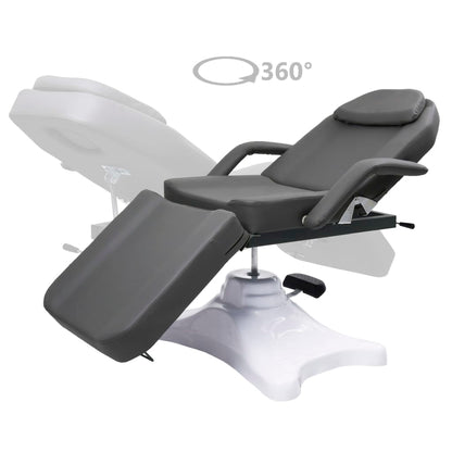 Massagetisch Grau 180x62x(86,5-118) cm