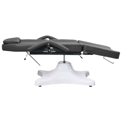 Massagetisch Grau 180x62x(86,5-118) cm