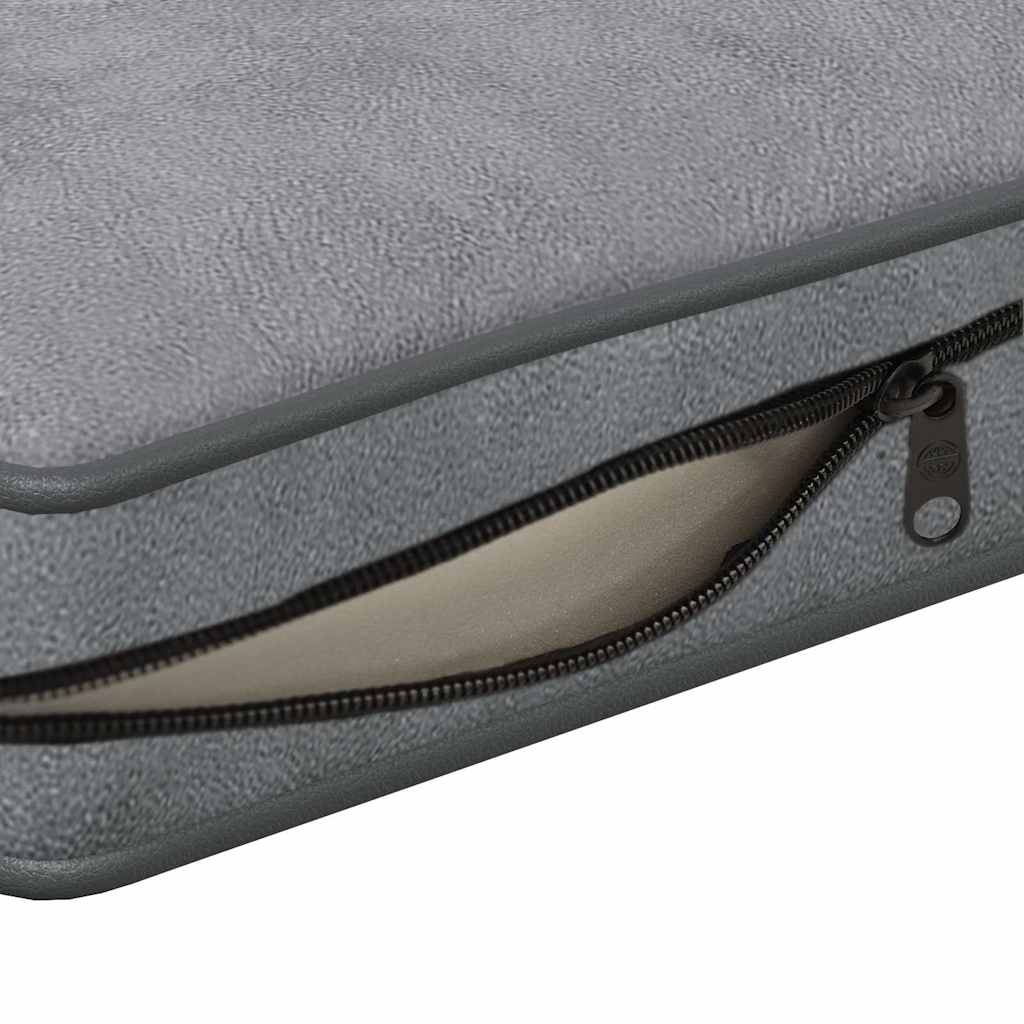 Hundesofa Grau 72x45x30 cm Plüsch