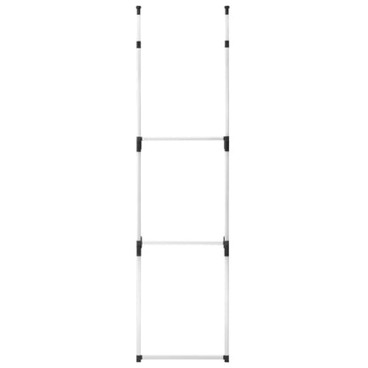 Teleskop-Garderobe mit Stangen Aluminium