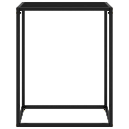 Konsolentisch Schwarz 60x35x75 cm Hartglas