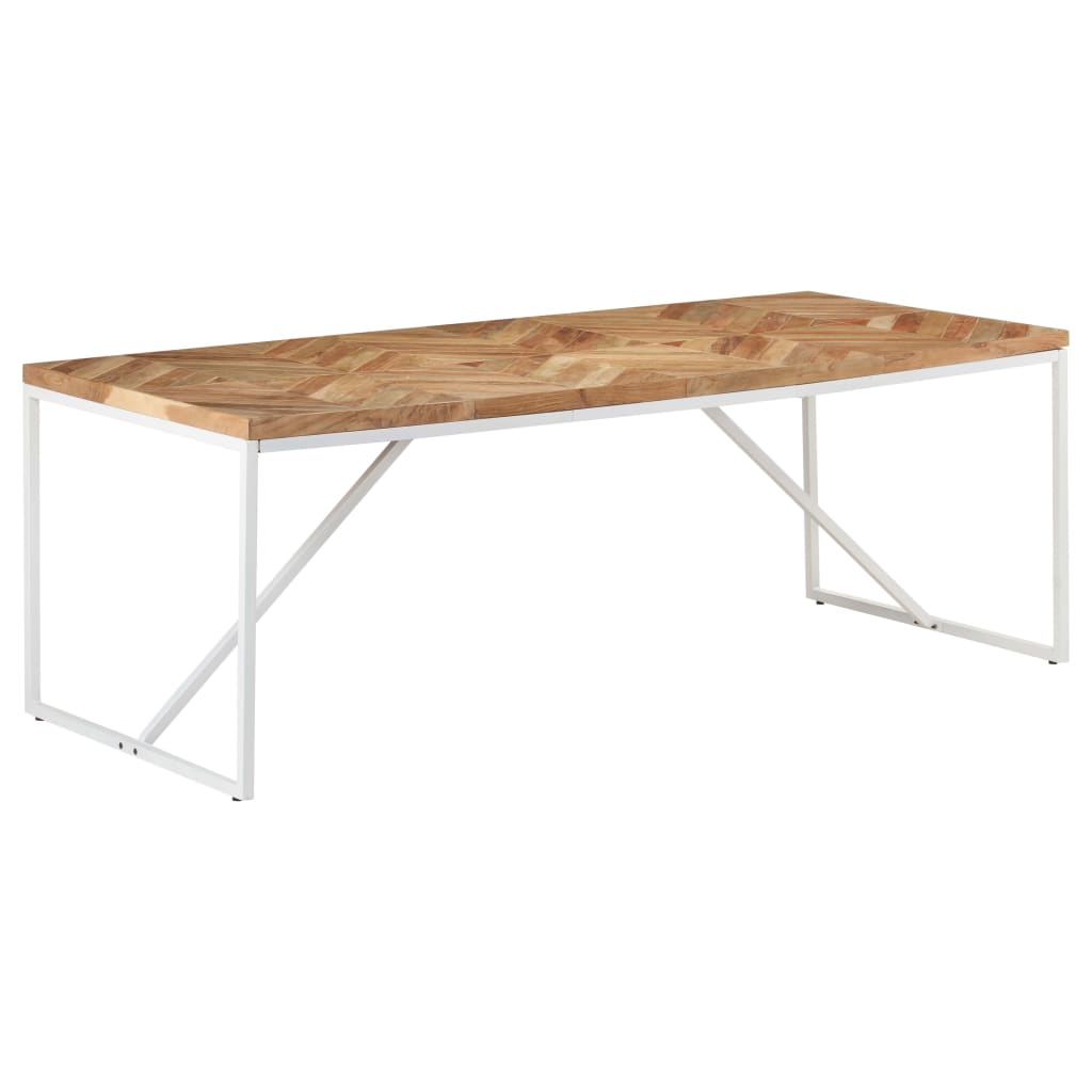 Esstisch 200x90x76 cm Massivholz Akazie und Mango