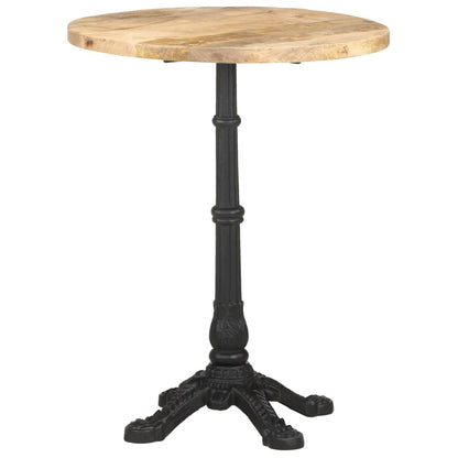 Bistrotisch Ø60x76 cm Raues Mangoholz