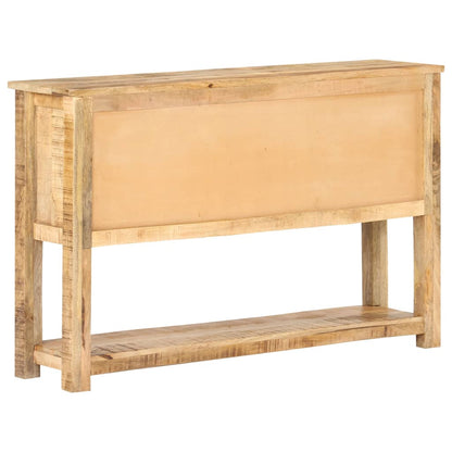 Sideboard 120x30x76 cm Raues Mangoholz