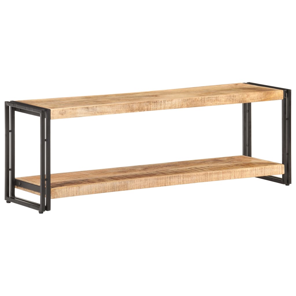 TV-Schrank 120x30x40 cm Raues Mangoholz