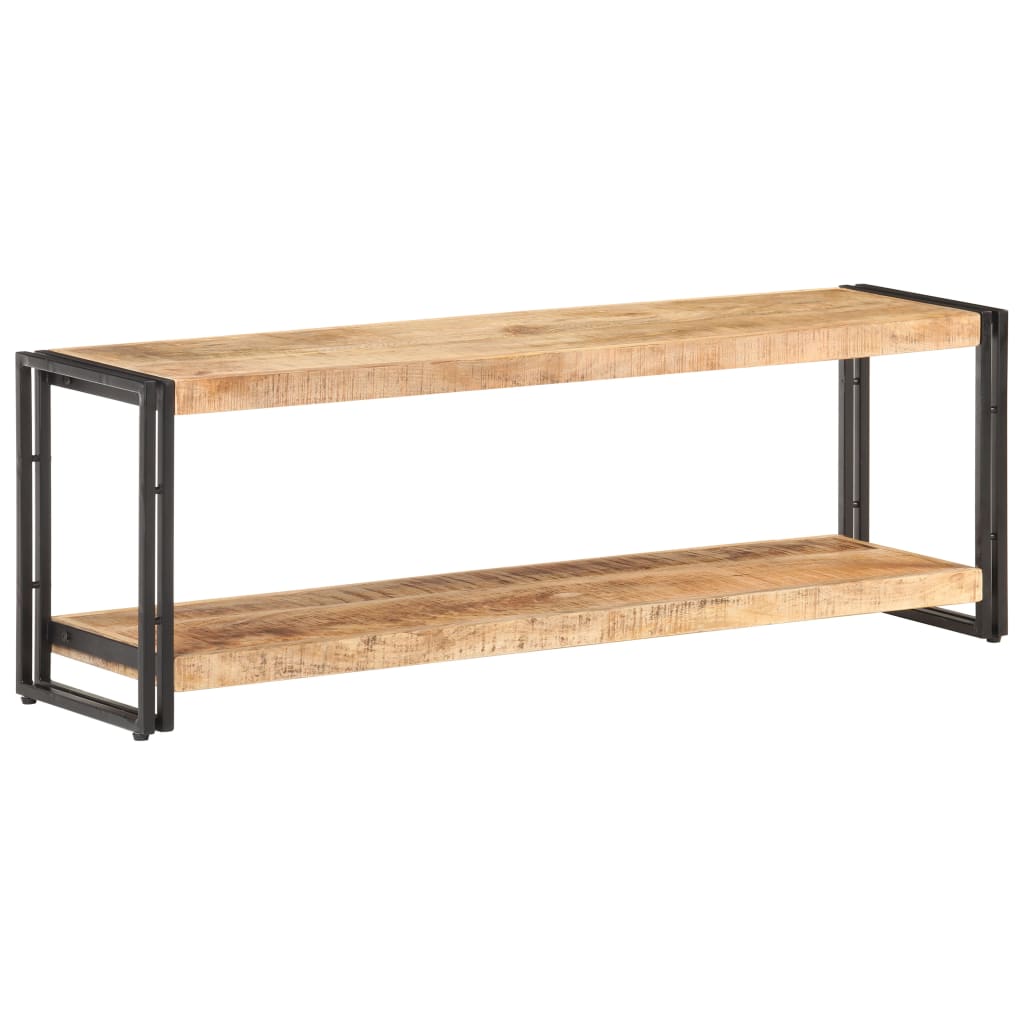 TV-Schrank 120x30x40 cm Raues Mangoholz