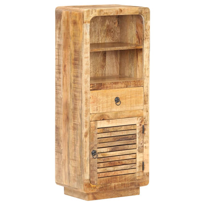 Highboard 45x32x110 cm Raues Mangoholz