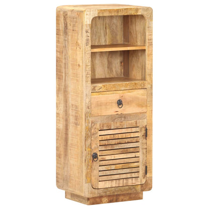 Highboard 45x32x110 cm Raues Mangoholz