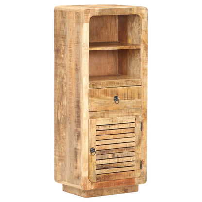 Highboard 45x32x110 cm Raues Mangoholz