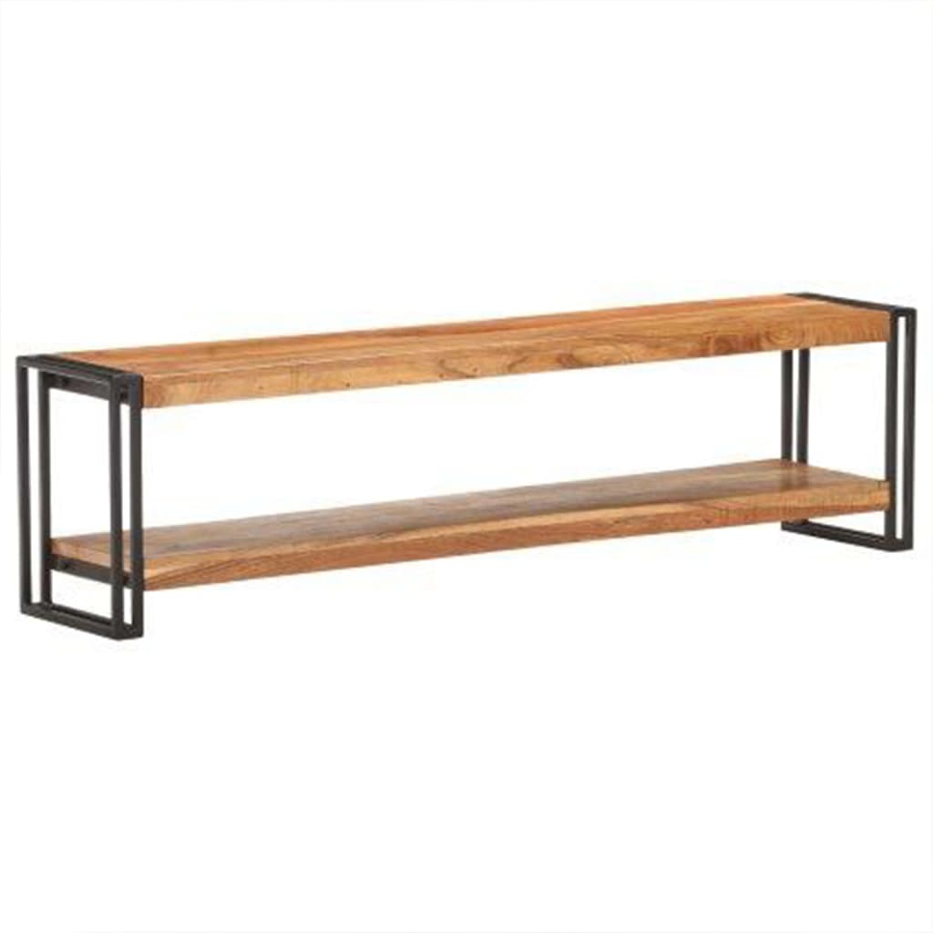 TV-Schrank 150x30x40 cm Massivholz Akazie