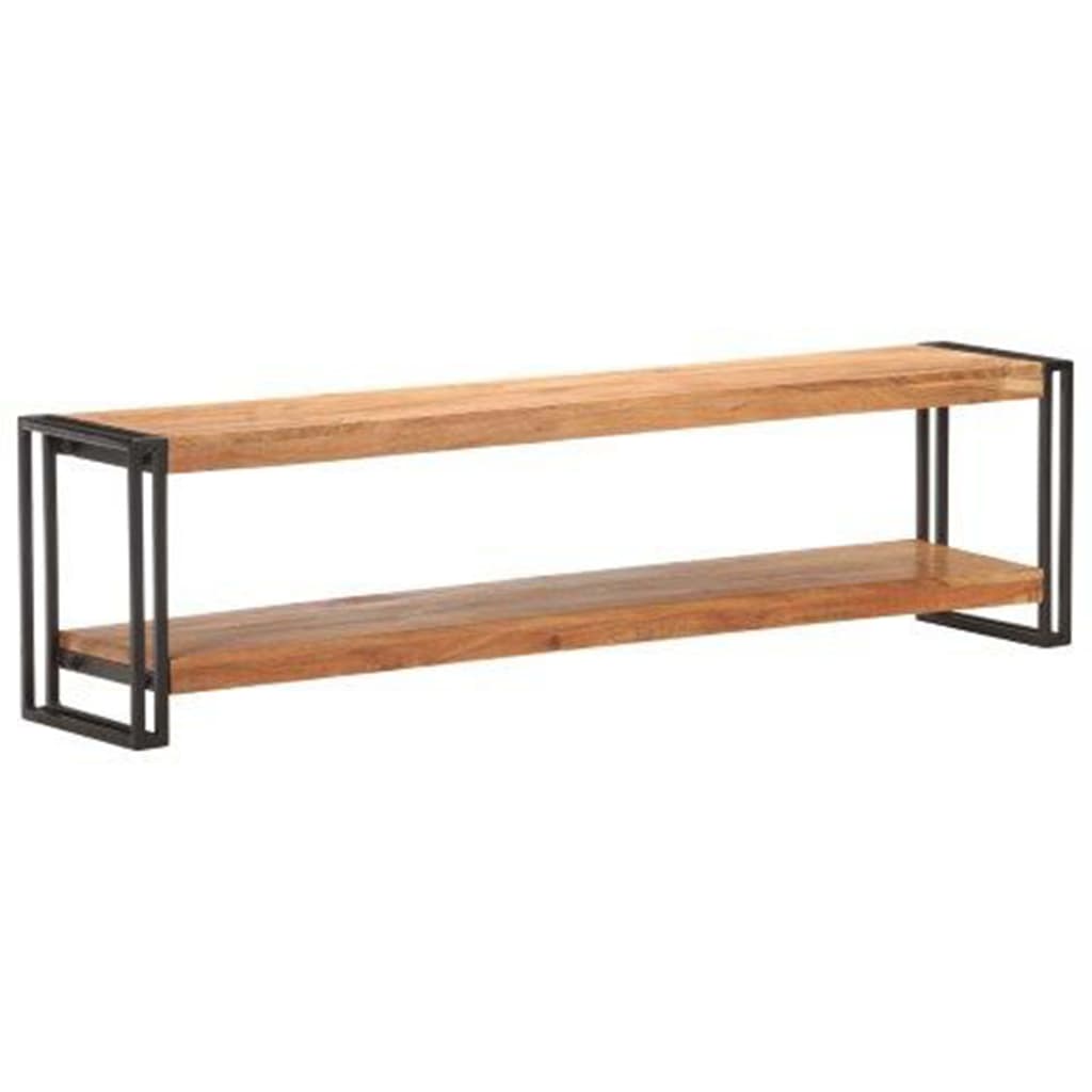 TV-Schrank 150x30x40 cm Massivholz Akazie