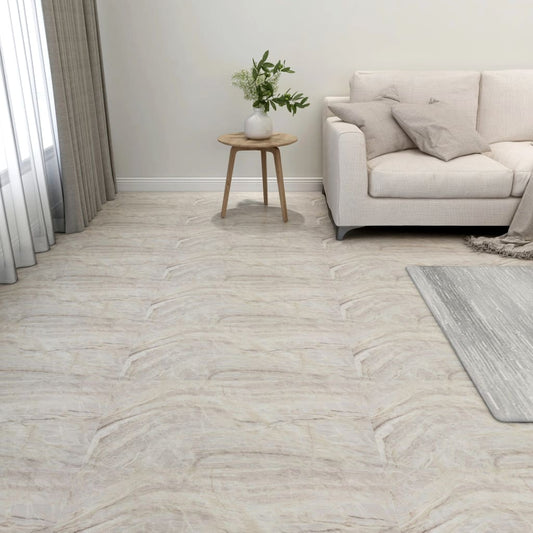 PVC-Fliesen Selbstklebend 55 Stk. 5,11 m² Beige